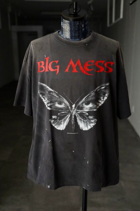 セントマイケル Tシャツ BIG MESS SS TEE(SM-HR1-0000-016)BLACK