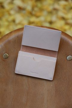 エンダースキーマ 財布 folded card case(qn-rc-fcc)natural