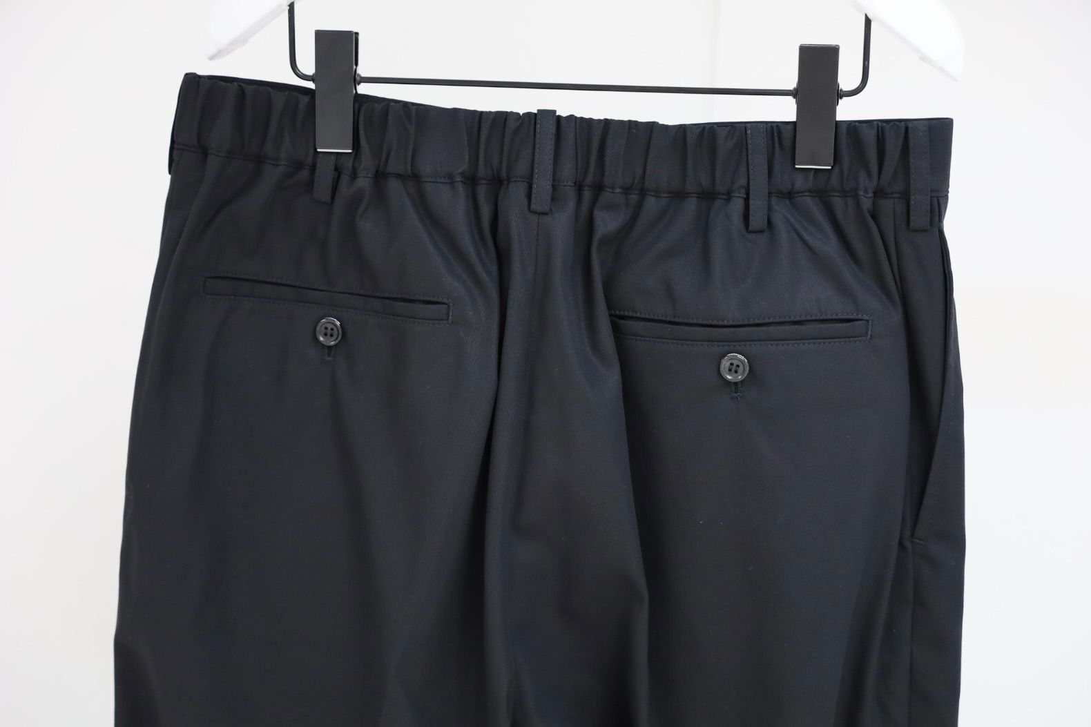 グラフペーパー 26AW Wooly Cotton Twill Wide Tapered Slacks(GM263-40047B)BLACK☆8月1日(土)発売！