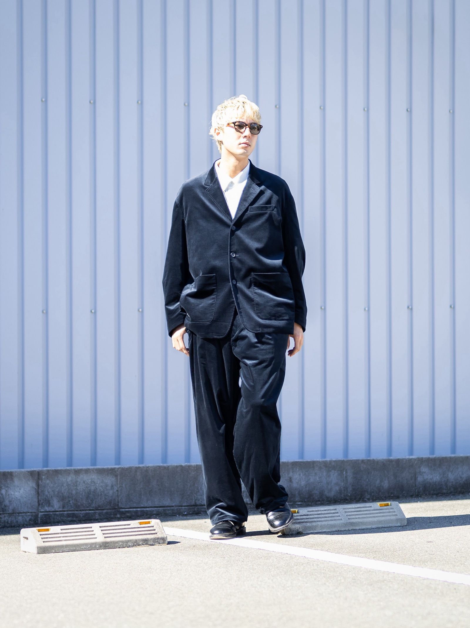 FreshService AIR CORDUROY JACKET (NAVY) MARKスタイル！