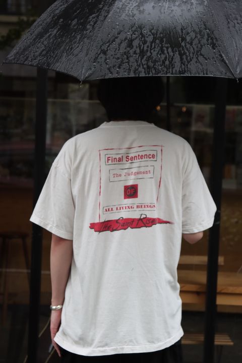 ©SAINT M×××××× DENIM TEARS HOLY STATE TEE style.2022.4.26