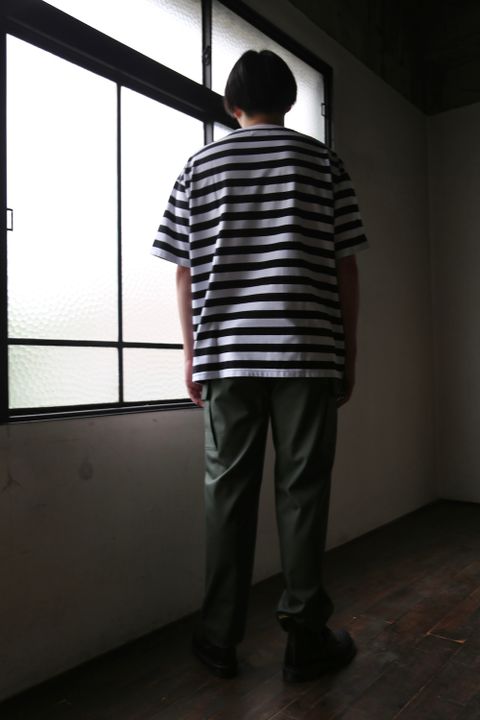 Graphpaper Border S/S Pocket Tee style.2021.5.2.