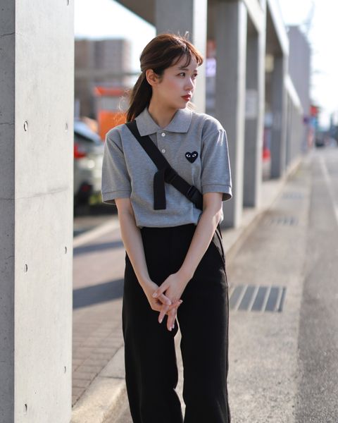 PLAY COMME des GARCONS POLOシャツstyle.2023.4.12