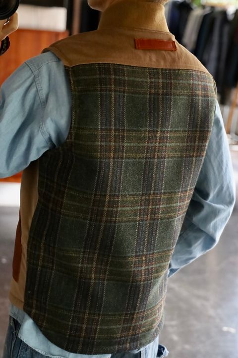 JUNYA WATANABE MAN×FILSON Wネームツイードベストスタイル.2025.9.5.