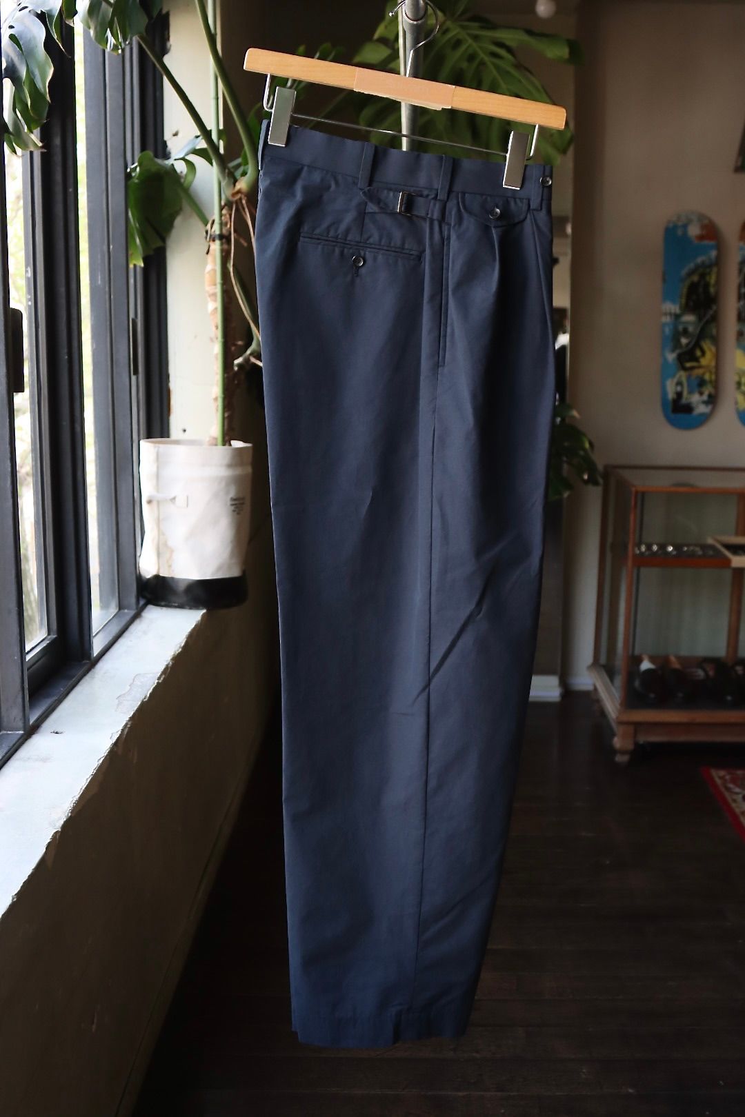 A.PRESSE - アプレッセ23SS High Density Weather Cloth Trousers (23SAP-04-21H)NAVY  | mark