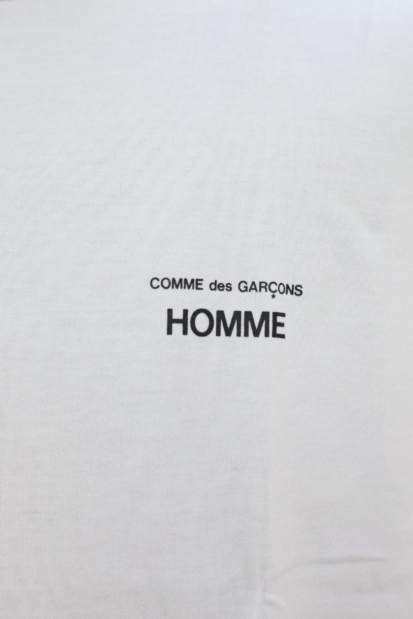 コムデギャルソンオム ロゴTシャツ(HQ-T101-051)WHITE☆2月6日(金)発売！