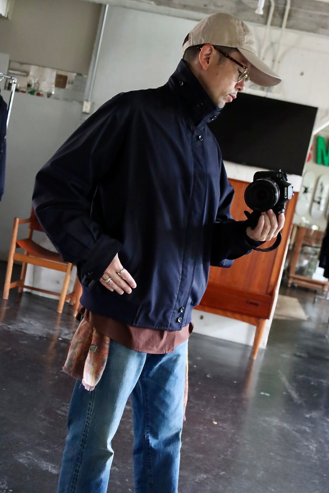 A.PRESSE - アプレッセ22FW Harrington Jacket(22AAP-01-08H)NAVY | mark