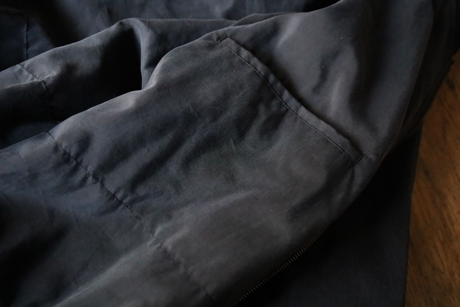 アプレッセ Silk Padding Jacket(25SAP-01-08H)NAVY☆1月11日(土)発売！