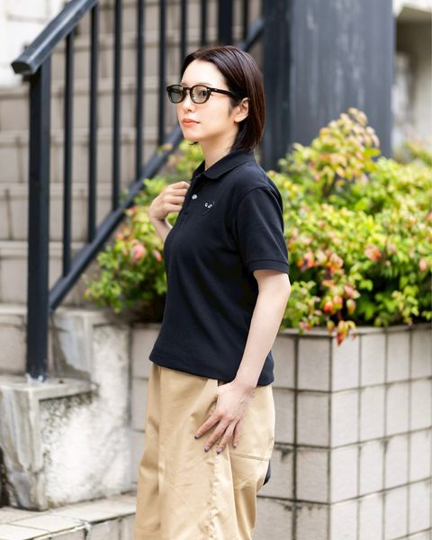 PLAY COMME des GARCONS ポロシャツstyle.2025.06.29