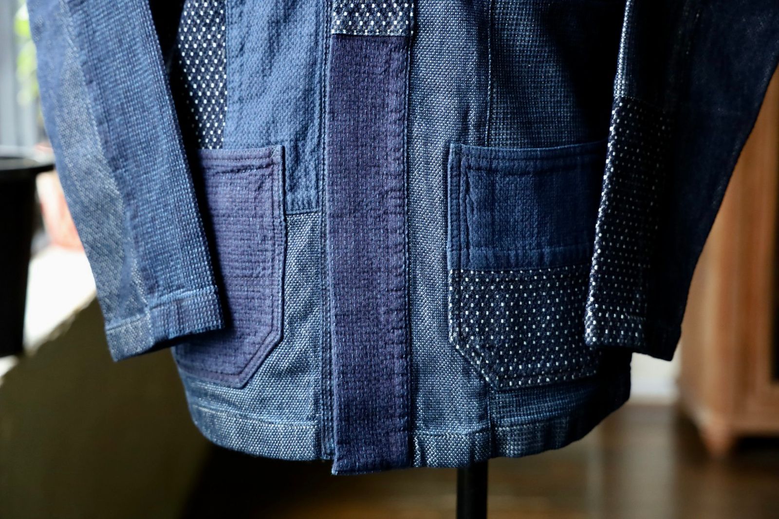 ファンダメンタル デニムシャツ HAORI JACKET RINSE(FA25JK32R)INDIGO☆新作発売！
