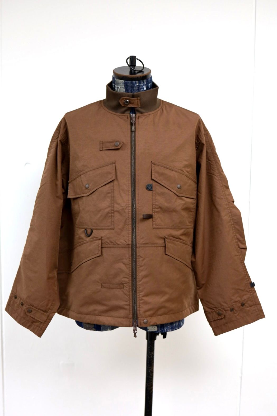 DAIWA PIER39(ダイワピア39) TECH MIL MECHANICS JACKET(BJ-20026)BROWN GRAY☆2月21日(土)発売！