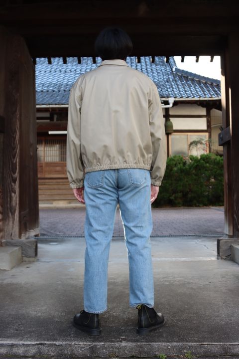 CIOTAスビンコットンギャバジンスウィングトップ"サンドベージュ"style.