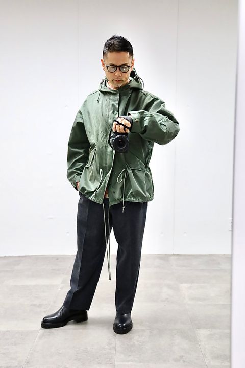 A.PRESSE 2026 STYLE1 Vintage Silk Hoodie Jacket スタイル
