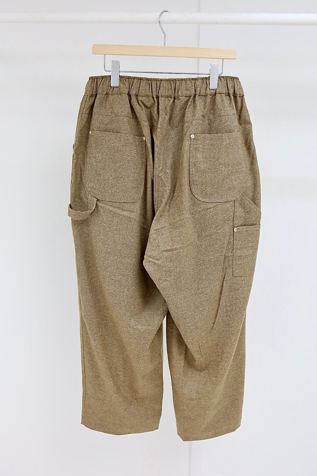 S.F.C 25FW エスエフシー CASHMERE WOOL DOUBLE KNEE PANTS(SFCFW25P08)Beige M
