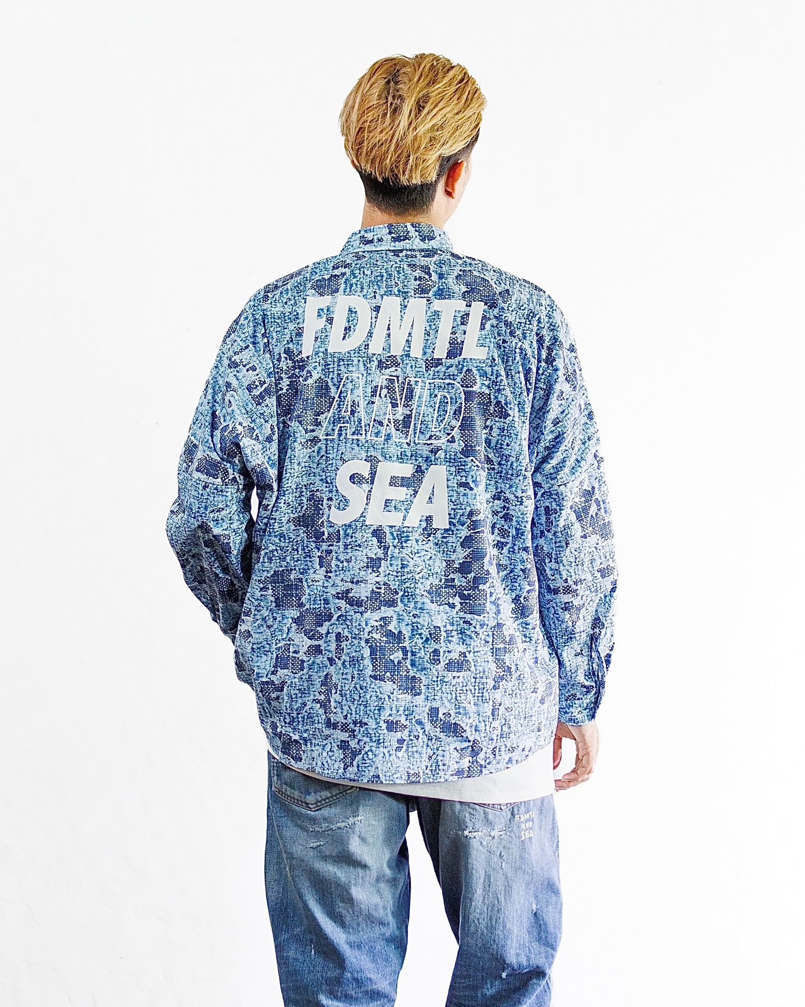 FDMTL × WIND AND SEA Printed boro shirt 10月5日(土)新作発売！ | 5532 | mark