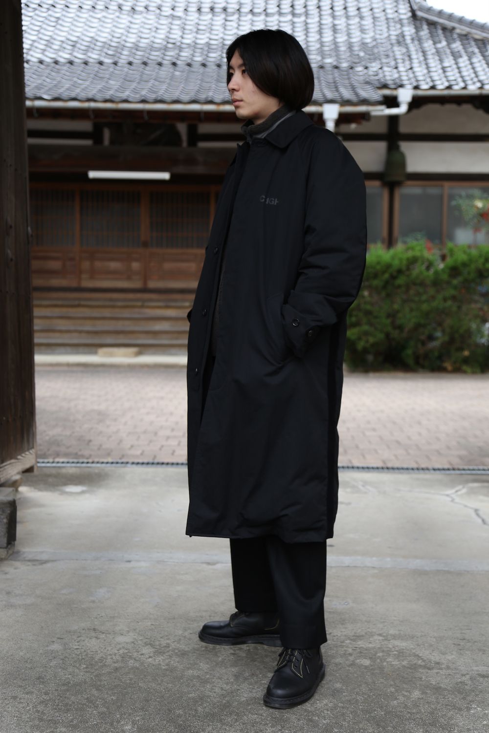 COMME DES GARCONS HOMME 新作CdGH綿ナイロンウェザーコート style.2020.11.23.