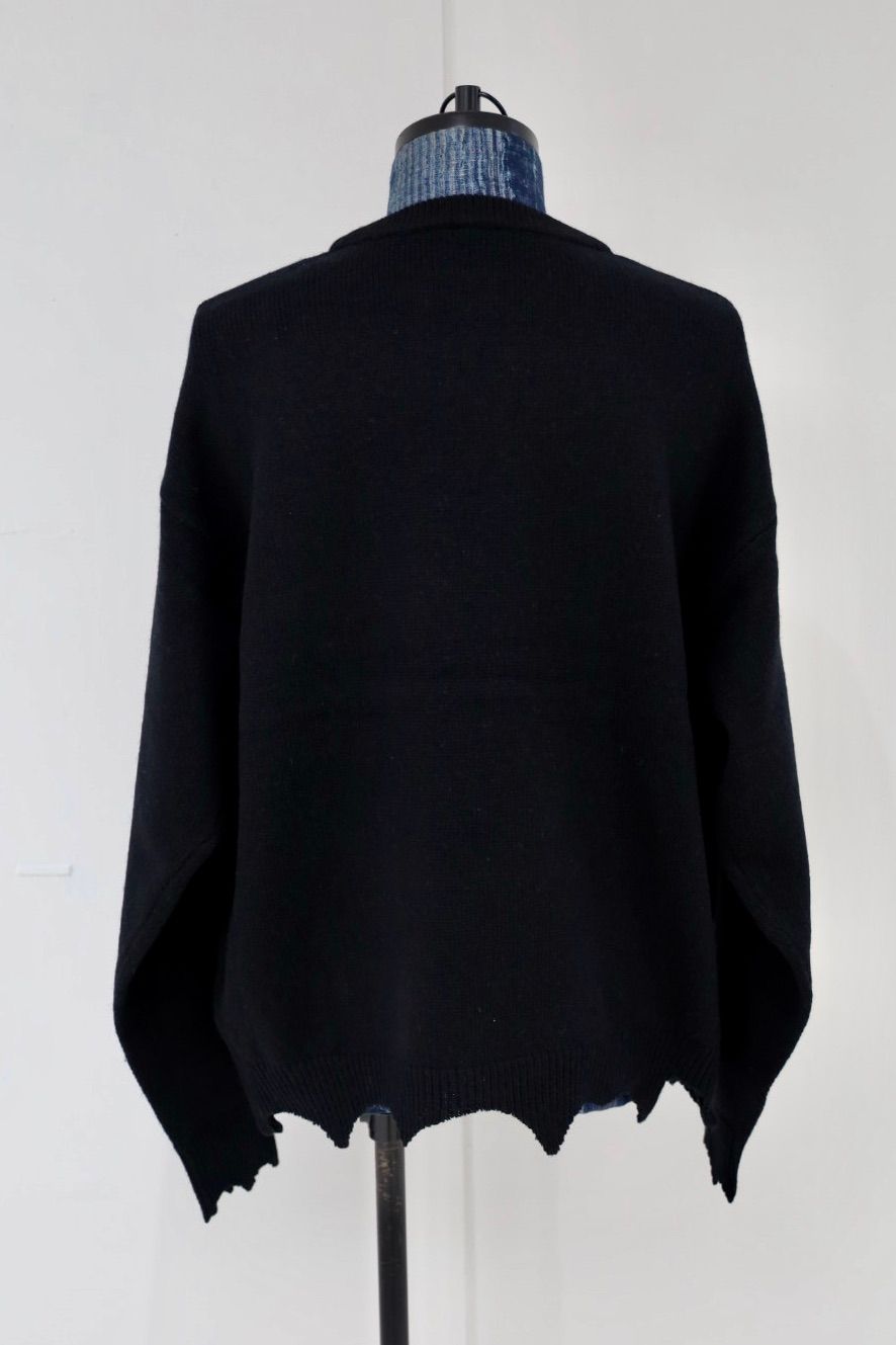 セントマイケル KLF_CREW NECK KNIT/KLF/BLACK(SM-HR1-0000-C08)☆10月25日(土)発売！