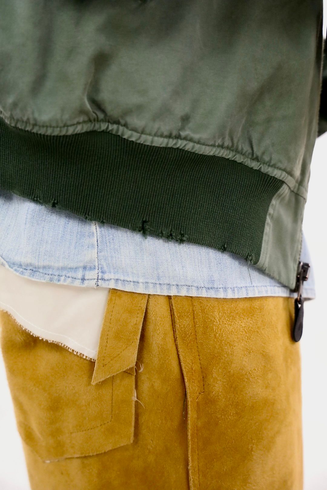 アプレッセ 2025 STYLE2 Vintage Silk Flight Custom Jacket(25AAP-01-28)SAGE☆10月25日(土)発売!