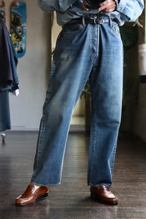 A.PRESSE 23SS Washed Chambray Shirtスタイル