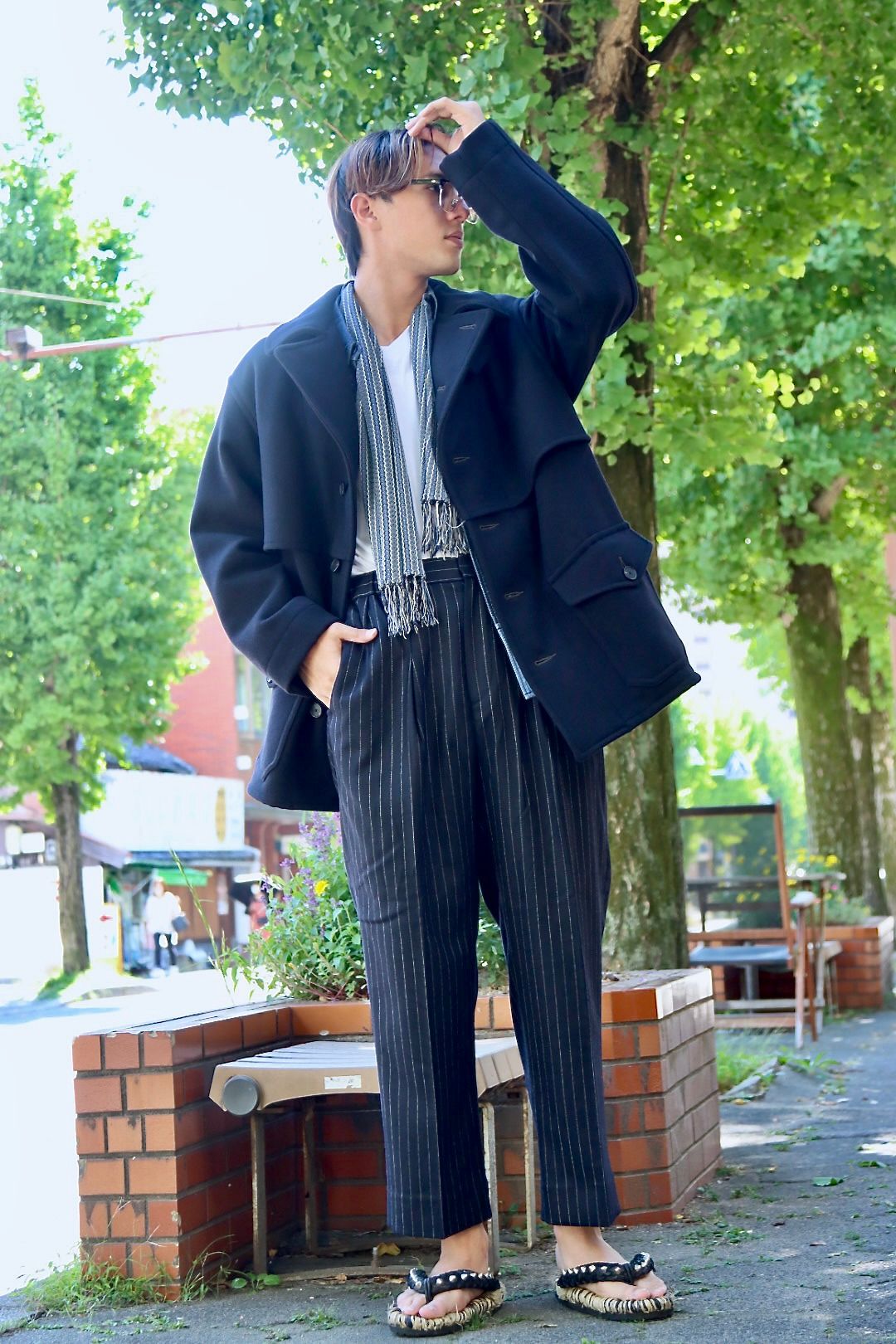 TapWater - タップウォーター23AW Saxony Flannel Trousers(TP223