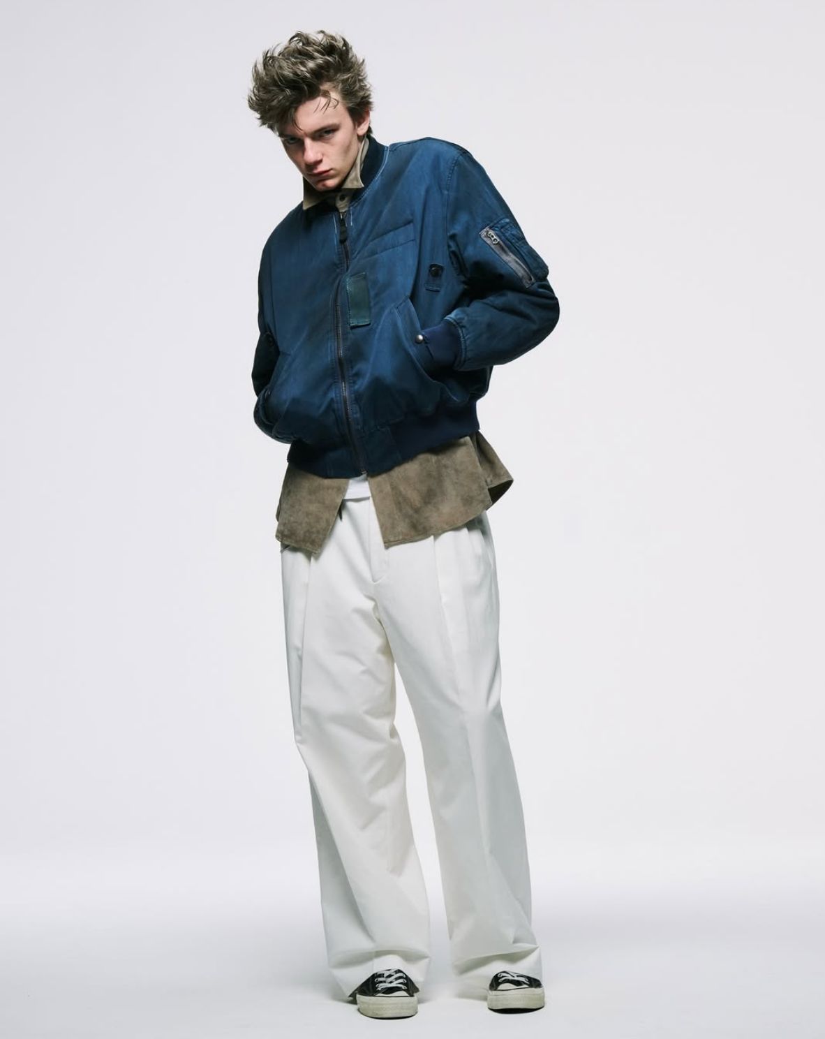 アプレッセ 2025 STYLE2 Wide Chino Trousers(25AAP-04-24)WHITE☆6月14日(土)発売！