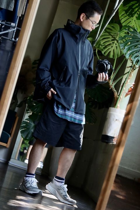 Graphpaper 23AW PERTEX_SHIELD Shell Jacketスタイル