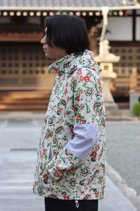 JUNYA WATANABE MAN フラワープリント アノラックパーカー style.2022.5.6