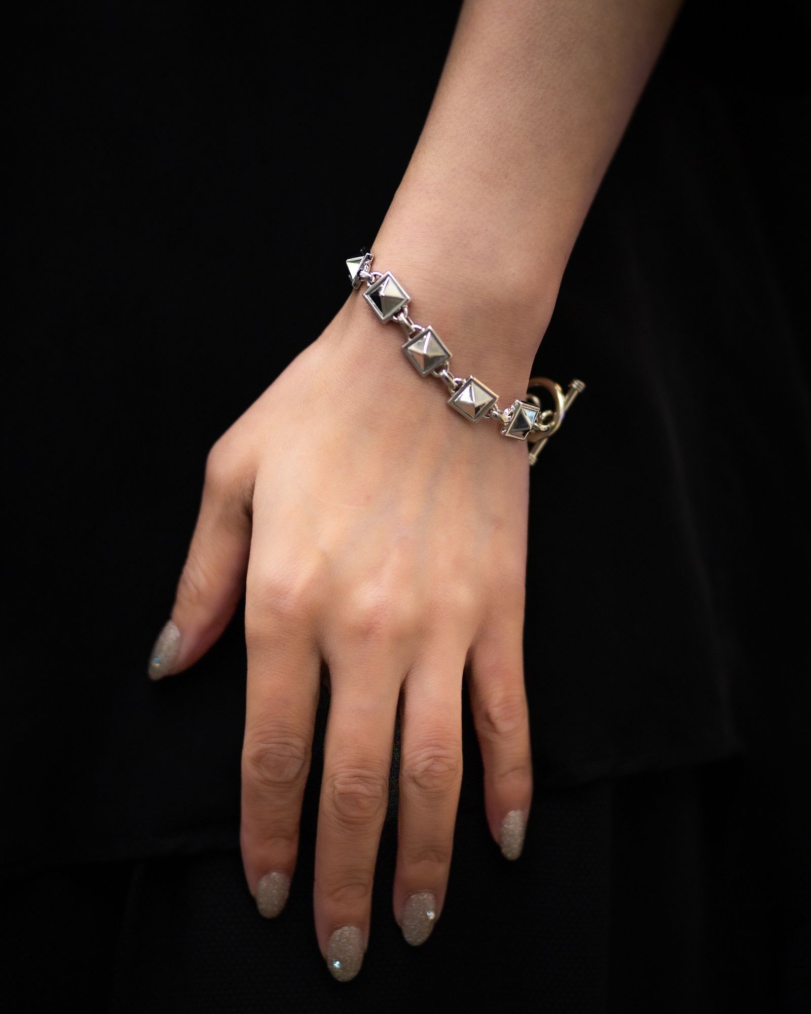XOLO JEWELRY ブレスレット / Studs Link Bracelet -10mm- (XOB113)SILVER925☆新作発売！