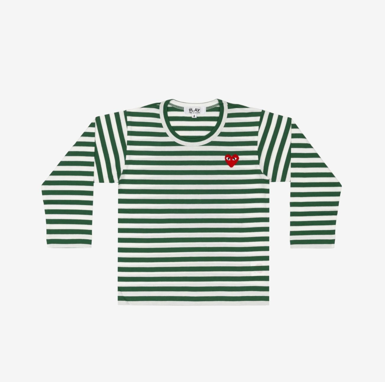 PLAY STRIPED Tシャツ キッズ(AX-T663-100) GREEN*KIDSサイズ