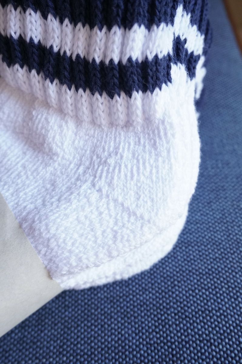 ユニバーサルプロダクツ 3P PILE SOCKS(181-60912)NAVY LINE
