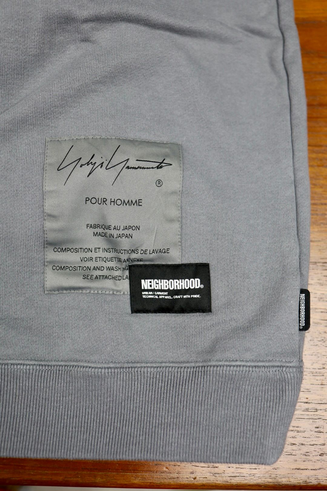 Yohji Yamamoto × NEIGHBORHOOD SWEAT SHIRT LS(HK-T99-99-1S26)GRAY★12月5日(金)発売！