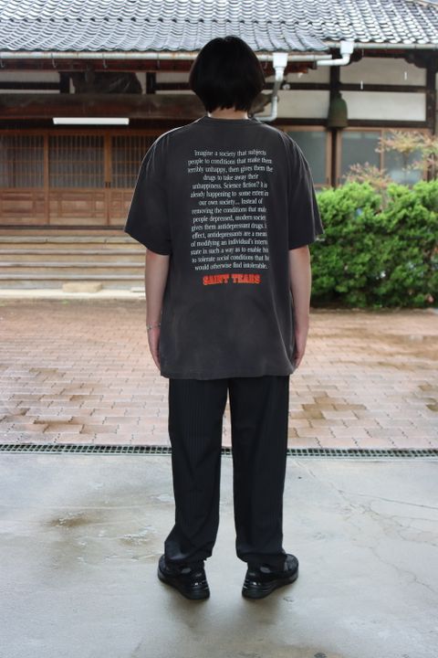 ©SAINT M×××××× DENIM TEARS PURPLELP F TEE style.2022.4.26