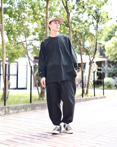 STRIPES FOR CREATIVE FW23 SUPER BIG FLAT LS TEEスタイル