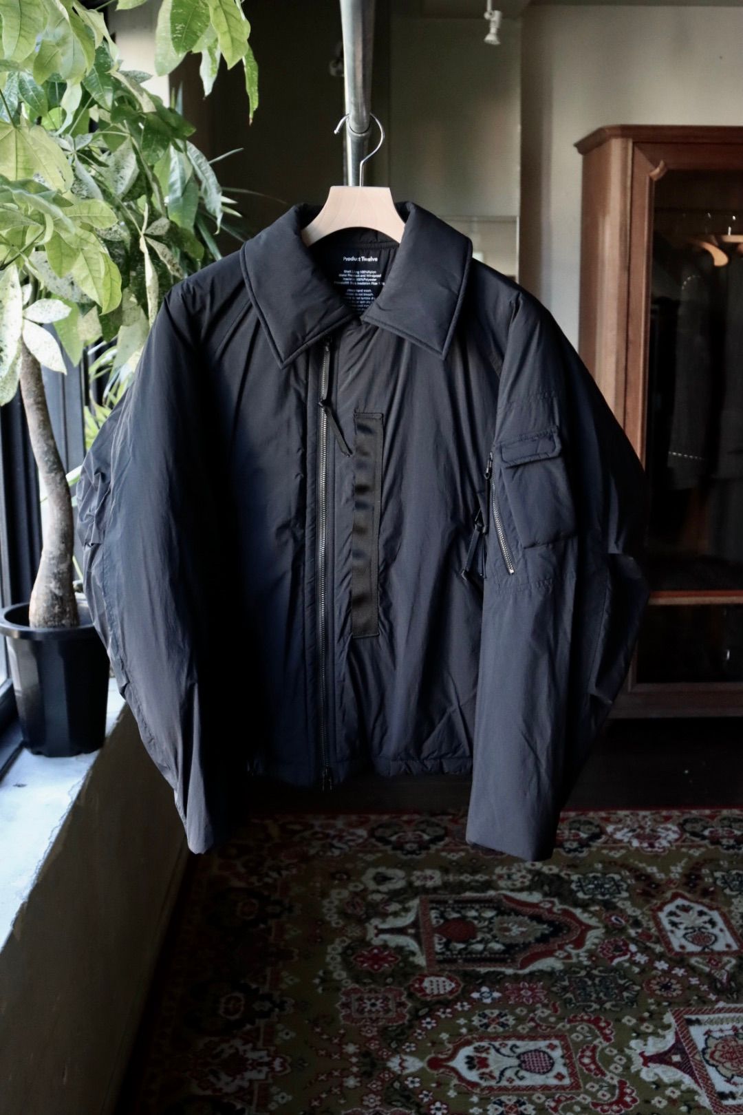 プロダクトトゥエルブ Primaloft Puffer Jacket (25AW-PBL01)BLACK