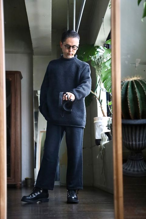 A.PRESSE Roll Neck Sweaterスタイル.2025.1.8.