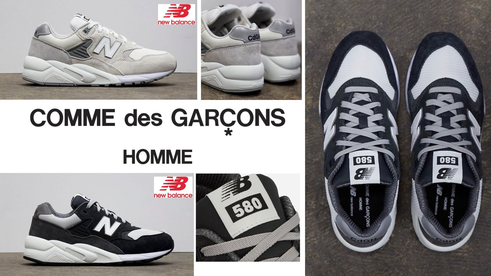 COMME des GARCONS HOMME × NewBalance 580 | gvo-zukunft.de
