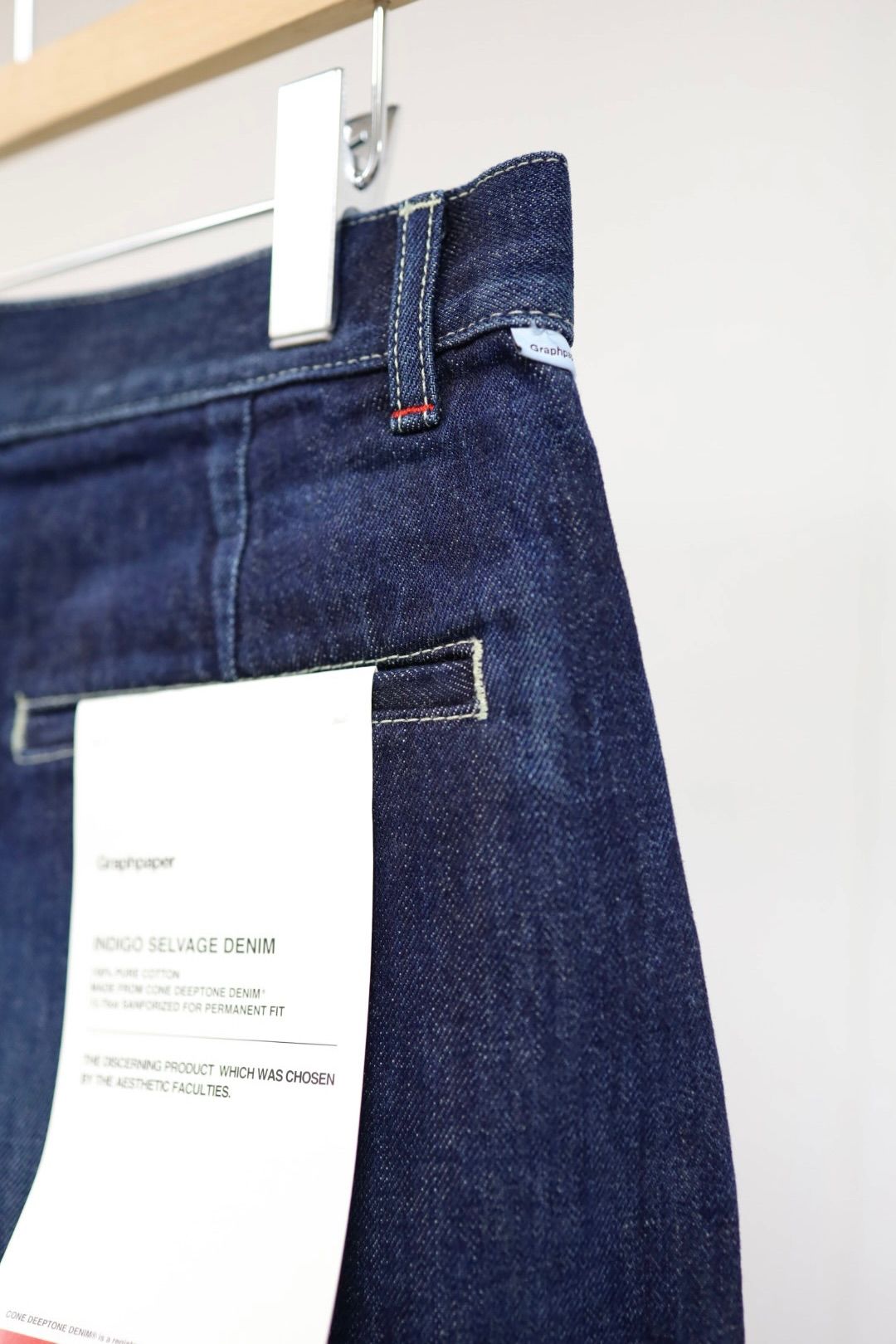Graphpaper - グラフペーパー Selvage Denim Two Tuck Tapered Pants