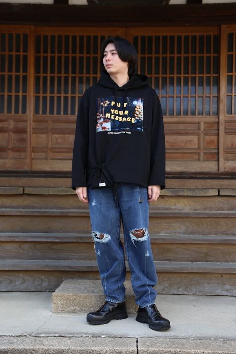 doublet D.I.Y ALPHABET HOODIE(21SS21CS187) style.2021.2.23.