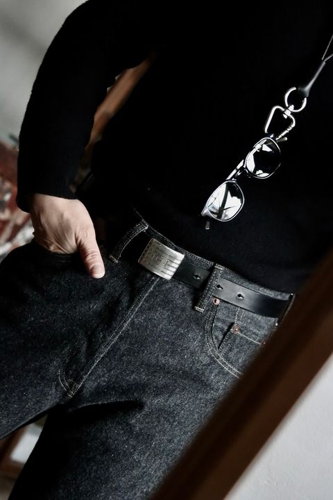 ショロジュエリーベルト Sp02 Buckle Buckle -Black Leather-(XOBL005)