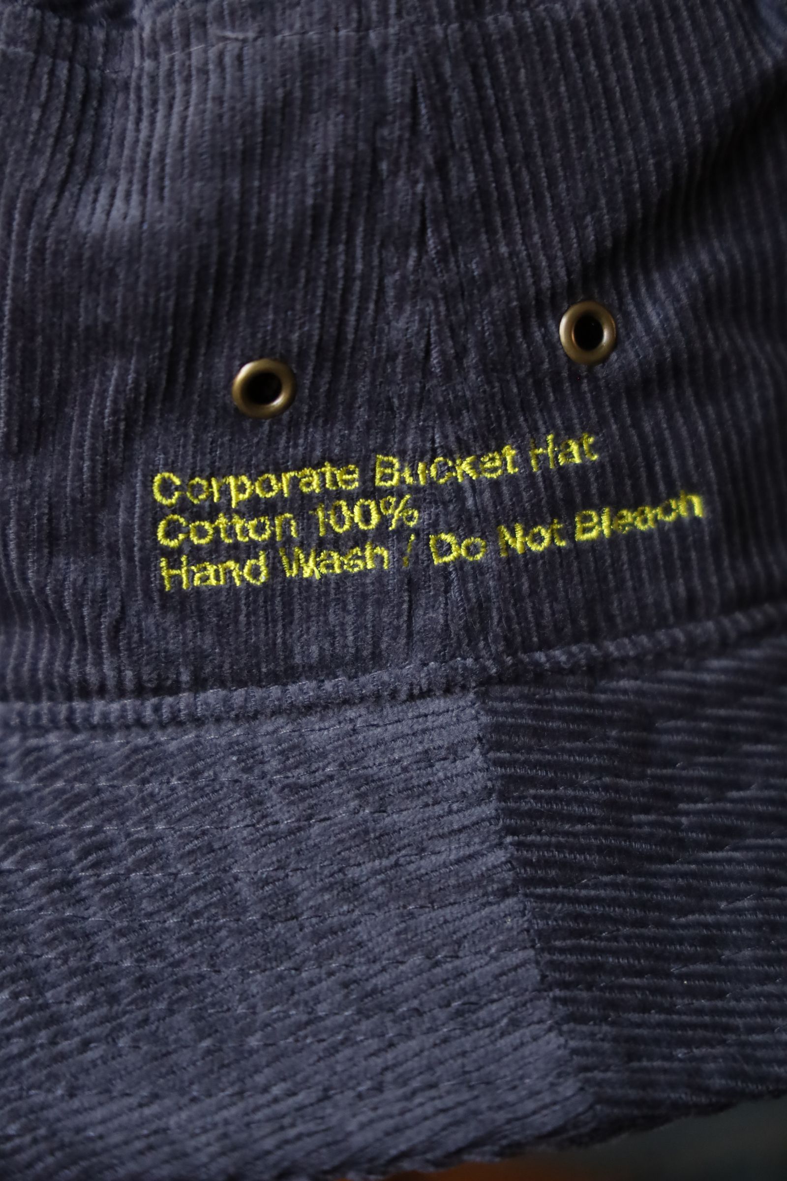 フレッシュサービス CORDUROY CORPORATE HAT(FSP243-90087B)DARK GRAY