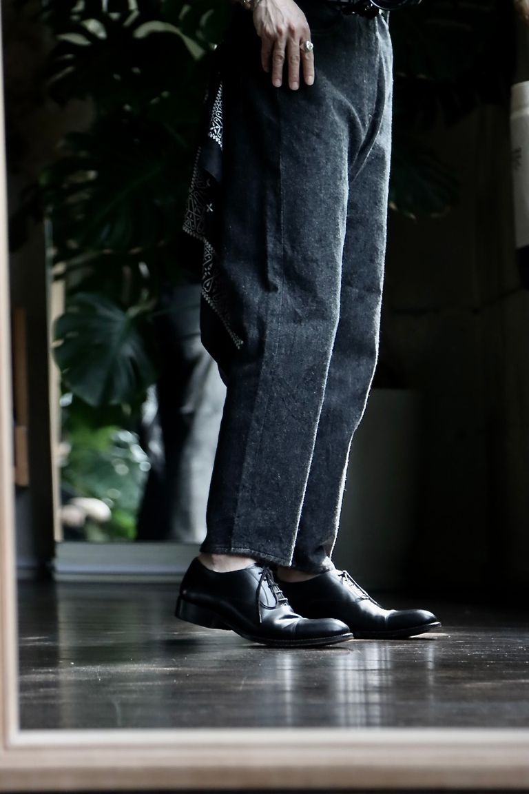 A.PRESSE - アプレッセ24SS Black Washed Denim Pants(24SAP-04-25H 