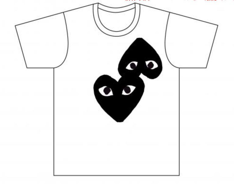PLAY ハートロゴ Tシャツ Sサイズ 黒 Comme Des Garçons Play ハートロゴ Tシャツ | ブラック