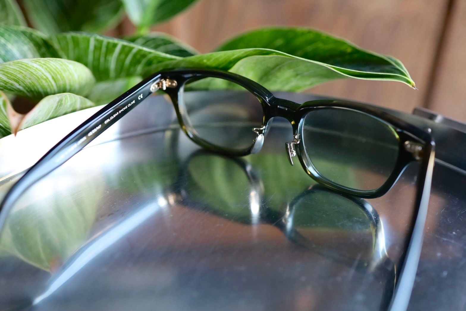 ノチノオプティカル "SANSUI FR" #5.CREAR SMOKE OLIVE× GREY GREEN to DARK GREY (調光モデル)☆11月22日(土)再入荷！