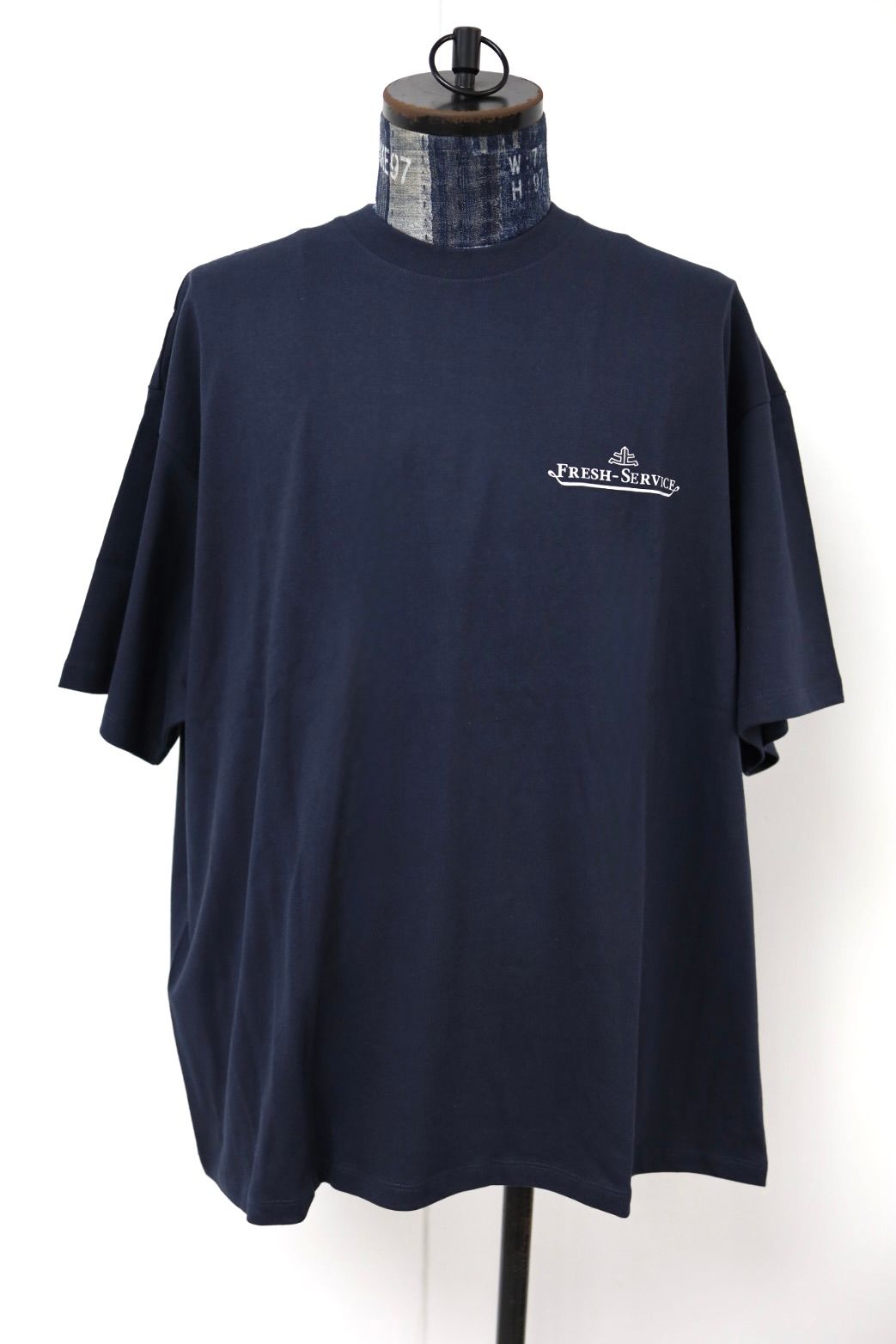 フレッシュサービス CORPORATE PRINTED S/S TEE "FF"(FSC263-70137)NAVY☆7月25日(土)新作発売！