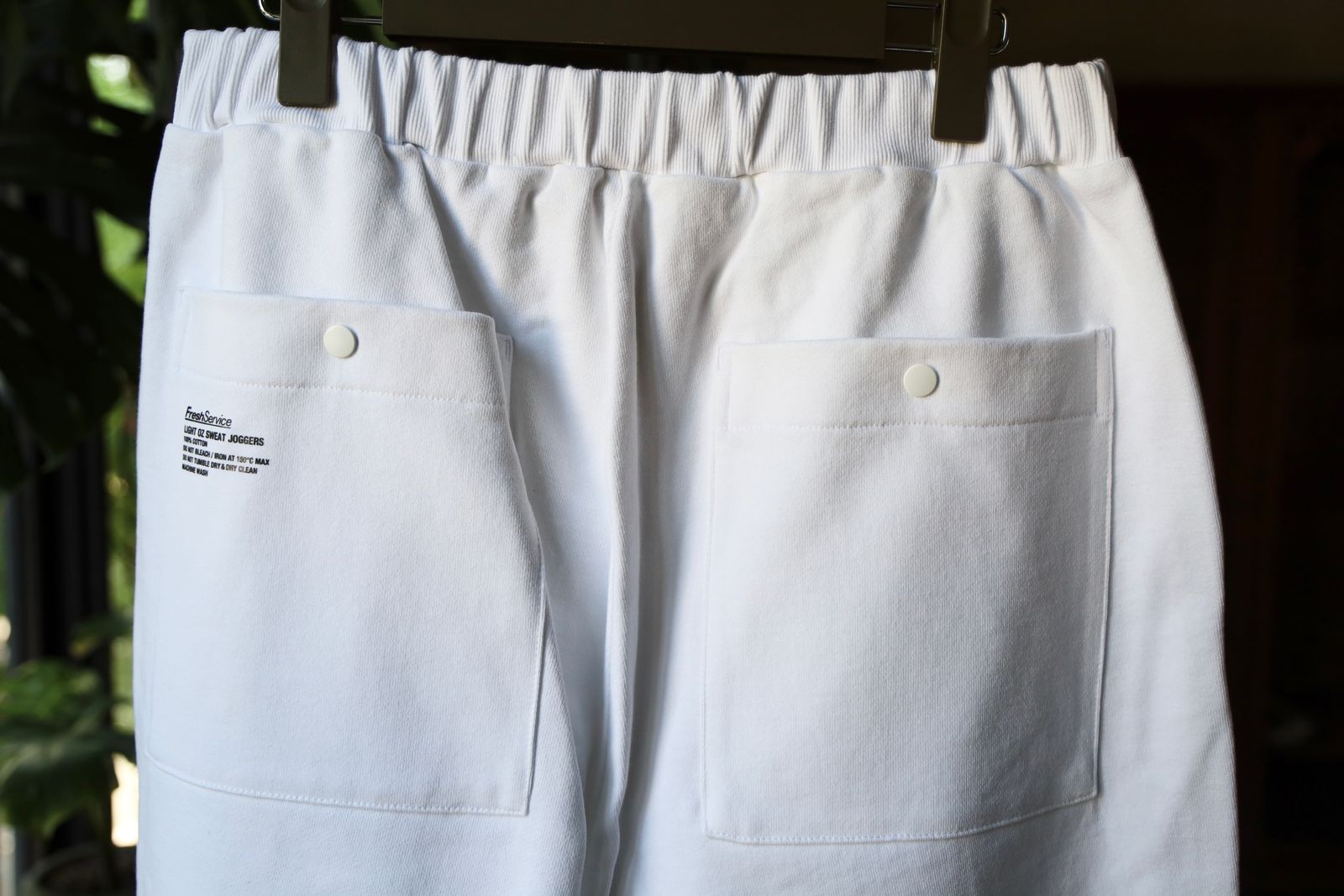 フレッシュサービス LIGHT OZ SWEAT JOGGERS (FSC251-70163B)WHITE