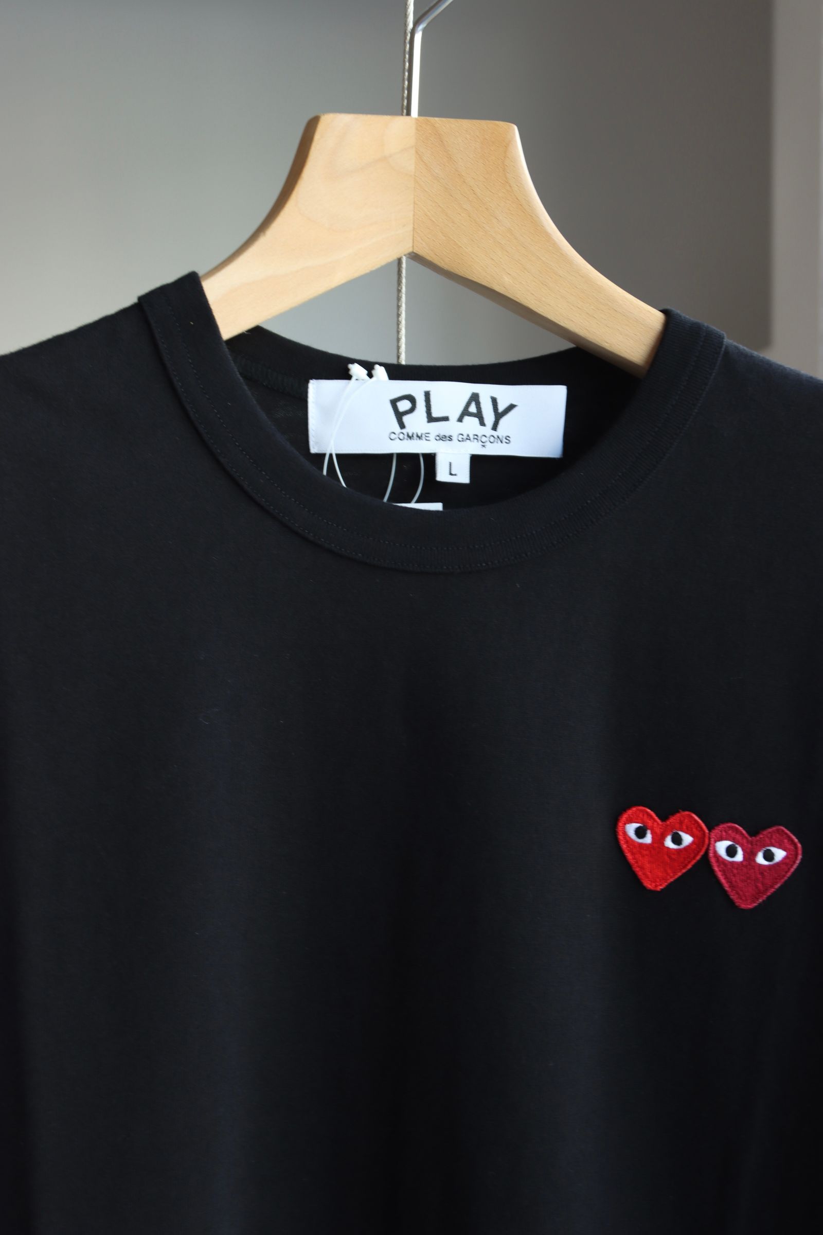 【COMME des GARCONS】ダブルハートTシャツ★PLAY qn4b9f1cdJ4R.jpg?width=768