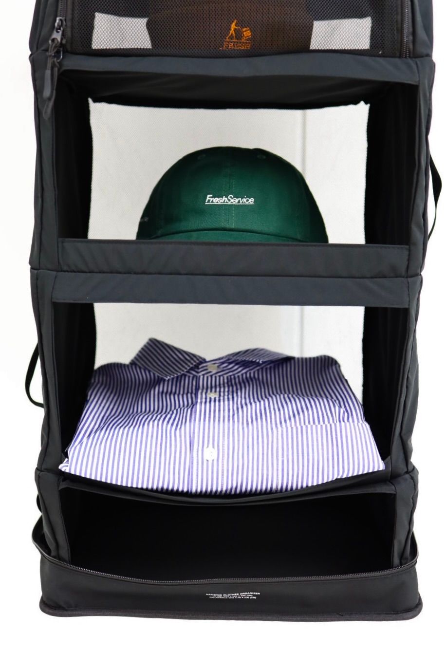 フレッシュサービス HANGING CLOTHES ORGANIZER(FSP253-90068)BLACK