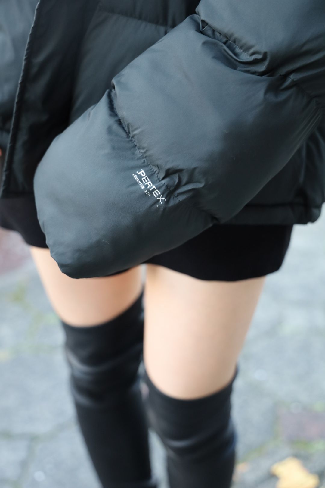 グラフペーパー  Women's 25AW PERTEX QUANTUM AIR Insulated Puffer Jacket(GL253-30439)BLACK