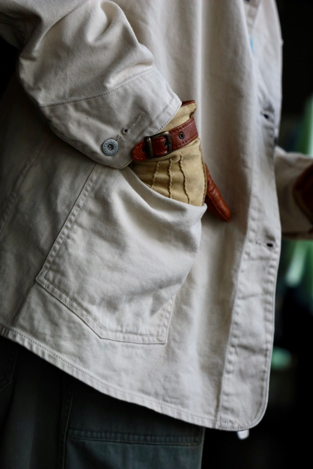 ファウンダ 25SS COVERALL JACKET(015FD251001)BEIGE