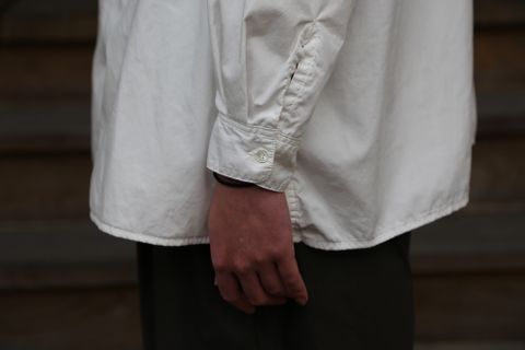 Garment Dyed Poplin Umbrella Yoke Shirt(GM211-50032) style.2021.2.20.